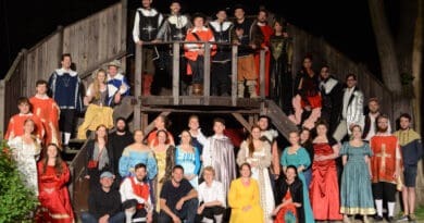 Divadlo RADAR, Tři mušketýři, Otáčové hlediště Týn nad Vltavou, červenec 2020