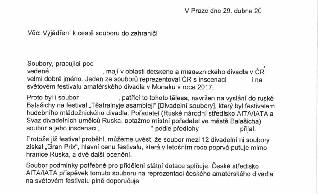 aita/iata doporučení