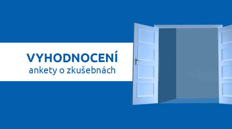 Vyhodnocení ankety o zkušebnách
