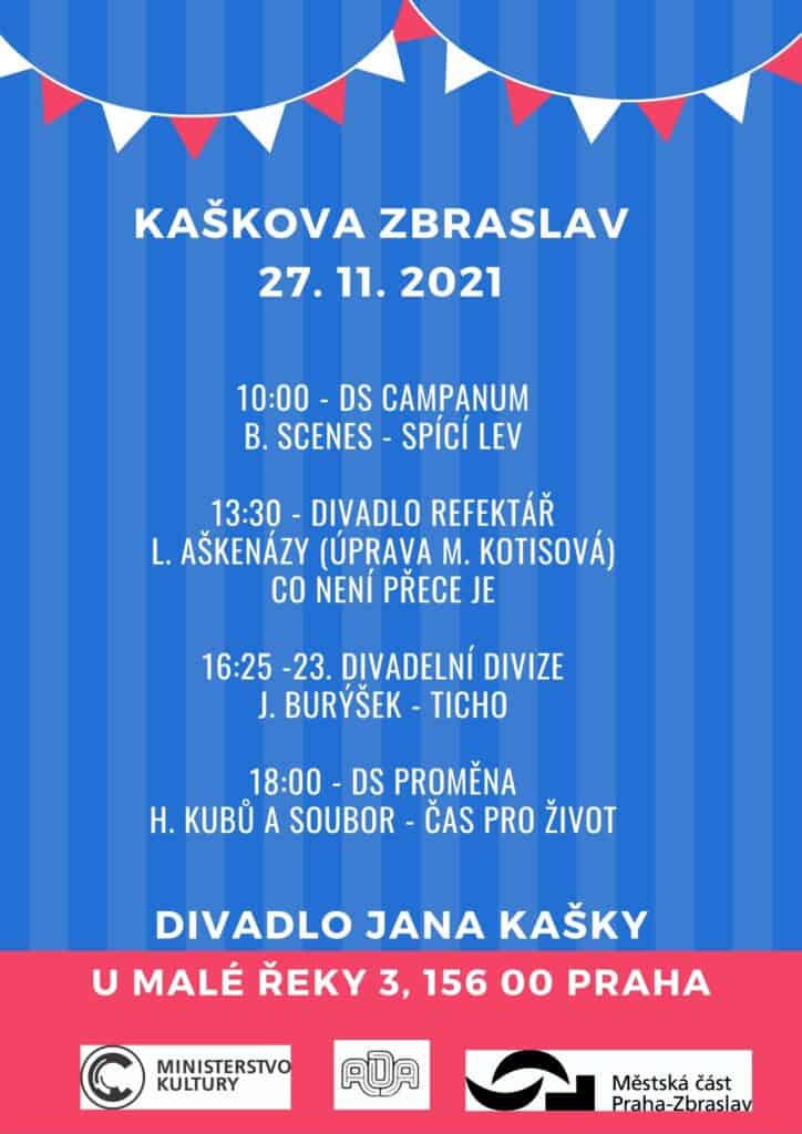 Kaškova Zbraslav 2021 plakát program