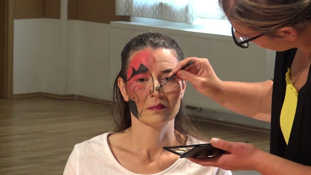 Výuka líčení - Ida Balusková jako model