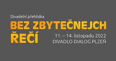 Divadelní přehlídka Bez zbytečnejch řečí 2022
