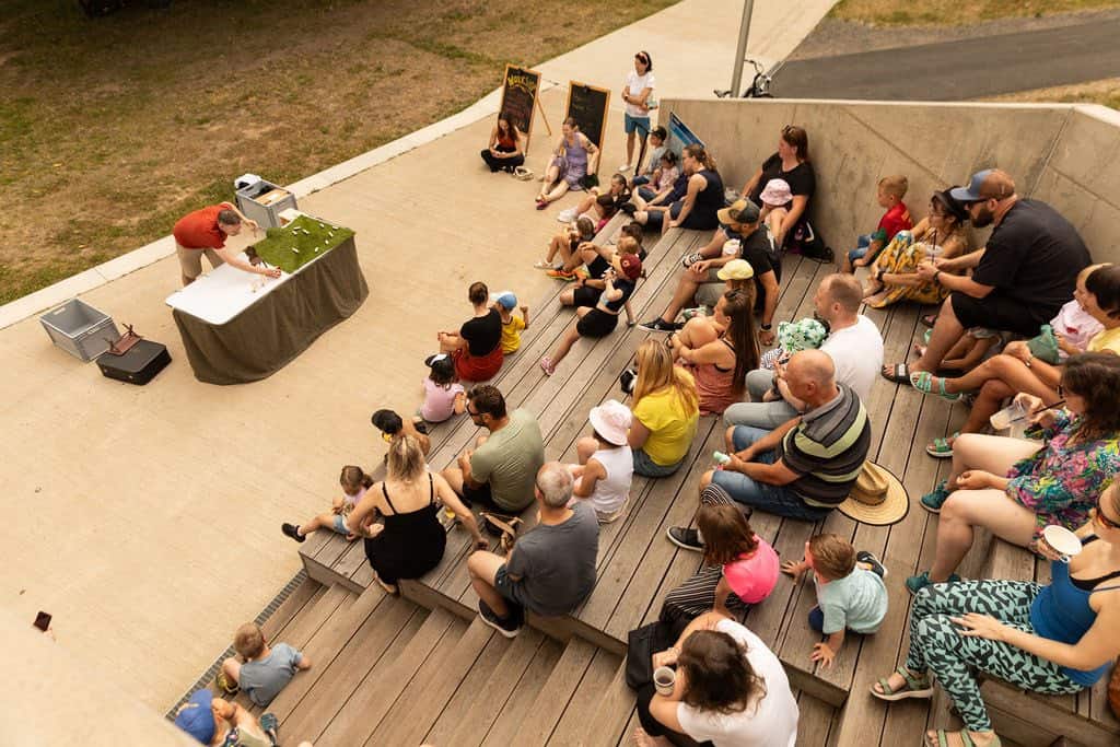 Program v parku nabídl produkci pro děti i dospělé | foto: Kristina Zejkanová / Štěpán Kňákal