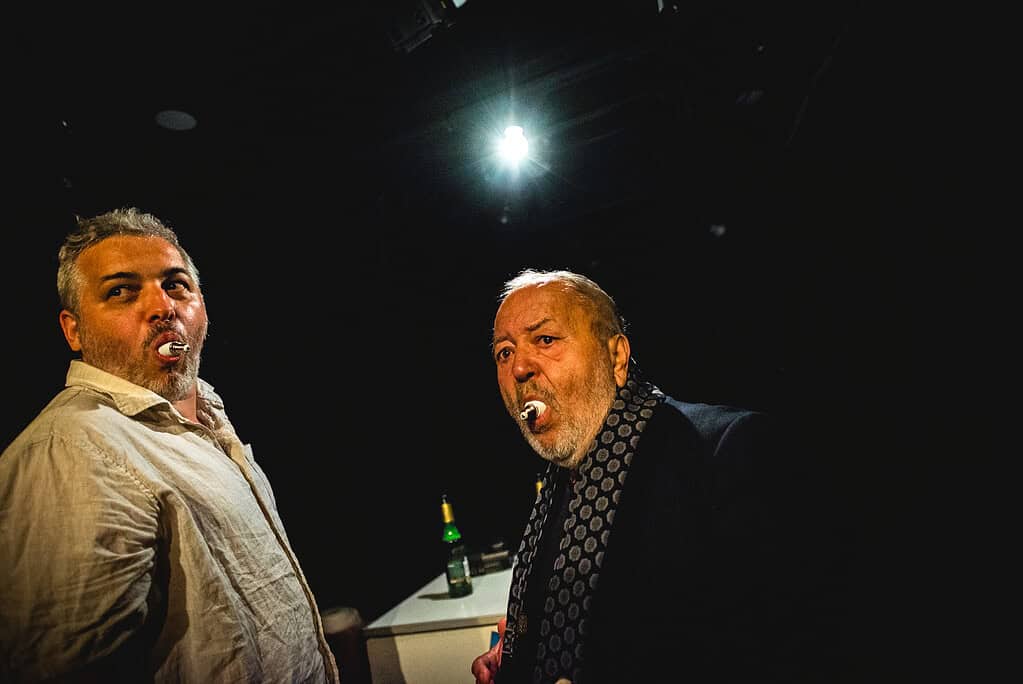 Příběhy obyčejného šílenství měly premiéru v červnu 2025, na fotce Michal Dvořák, Saša Gregar | Foto: Tomáš Pivonka