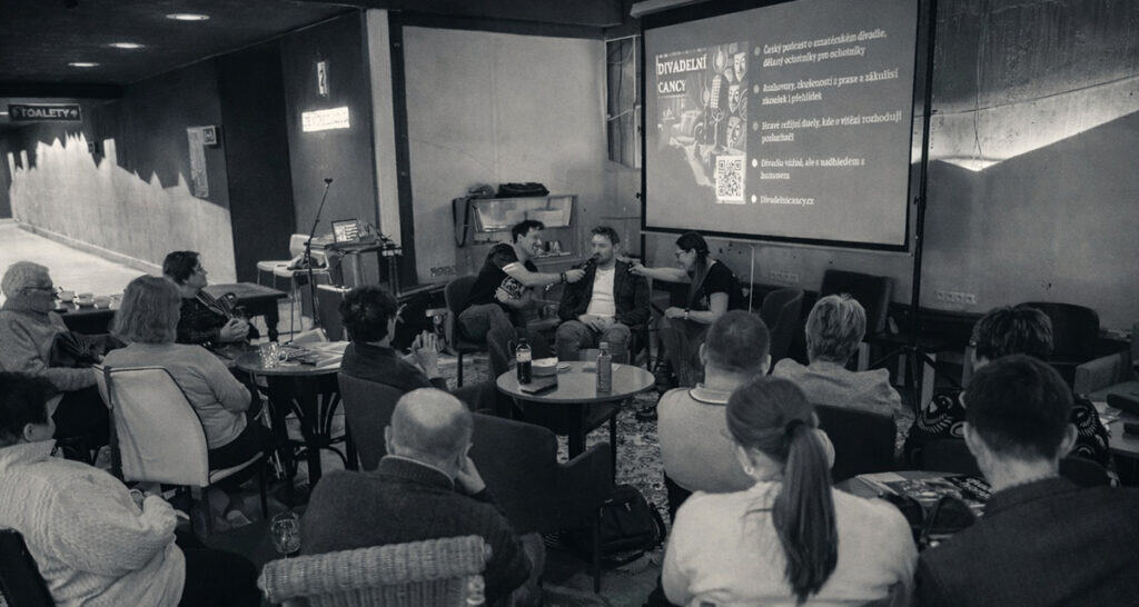 Podcast Divadelní cancy - foto ze stanice Galaxie