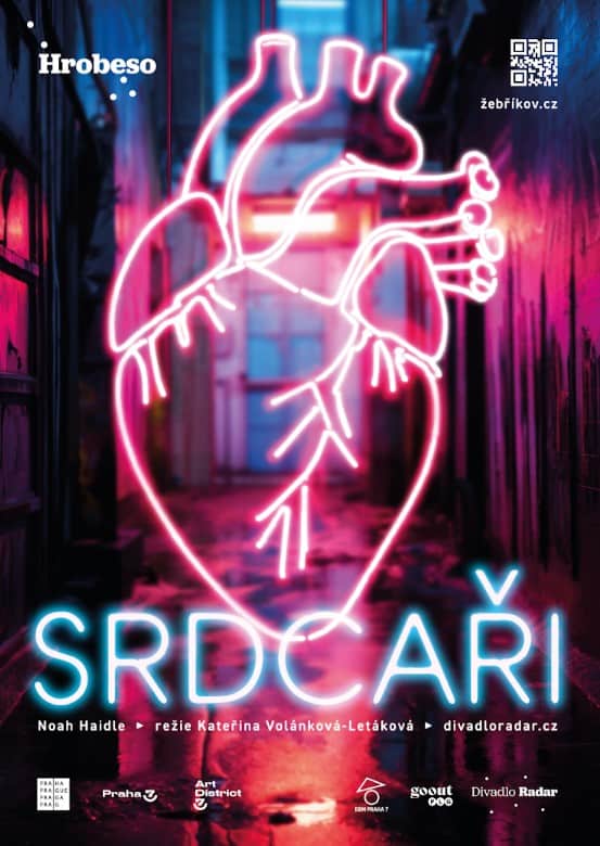 Plakát inscenace Srdcaři | zdroj: soubor